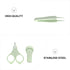 Set Baby Nail Clipper Kit for Newborns Safe Nail Scissors for Infants Comfort Grip Handles Toddler Manicure File