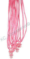 KC Accessories 36 Pcs 3/4" Mini Pink Plastic Pacifier Necklaces "Don't Say Baby!" for