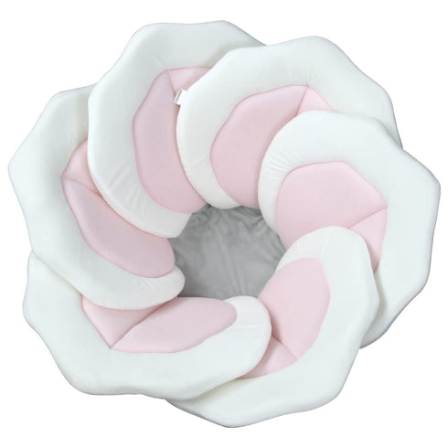 Baby Bath Pad for Infant Bathtub Sink, Soft Flower Mat Tub Supports Lounger Newborn Bathing (Pink)