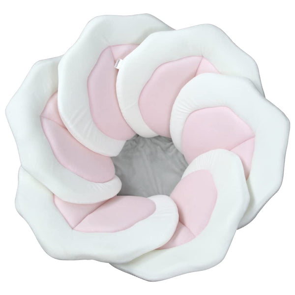 Baby Bath Pad for Infant Bathtub Sink, Soft Flower Mat Tub Supports Lounger Newborn Bathing (Pink)