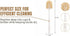 Bottle Brush Cleaner,Long Plastic Handle,Soft Bristle&Non-Scratch,Cleans and Scrubs Hard to Reach Coffee
