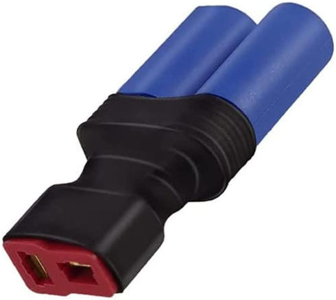 JIECHUN 2Pairs EC5 Set to T Adapter Male Female Connector Plug Compatible with Arrma E-flite RC Car Truck Airplane Lipo
