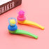 3pcs Random Color Floating Blow Pipe Balls - Stress Reliever Balance Blowing Toys for Kids