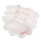JANGANNSA 3 PCS Flower Baby Bibs Infant Burp Clothes for Baby Girls
