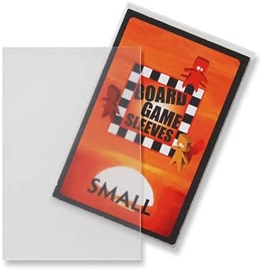 Arcane Tinman Card Sleeves, Small Non-Glare 50 CT, Smooth & Tough, Compatible with Catan, Camel Up, Clear (ART10424)