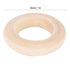 Generic 100Pcs Set, 25mm Wooden Rings Wooden Ring for Hanging Decorations Pendant Teethers