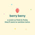 14 Oz (Pack 2) Babyganics Foaming Body Wash, Berry Berry, Tear-Free, Fl