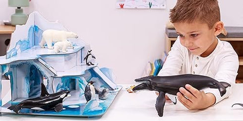 3+ 10.2 3.2 2.9 Papo - Realistic Sperm Whale Figure - Ages - Marine Life Collection - Educational Play Marine Cetaceans
