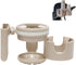 UIVXXUD 3-in-1 Stroller Cup Holder, Baby Stroller Accessories with Bottle Holder, Phone Mount,