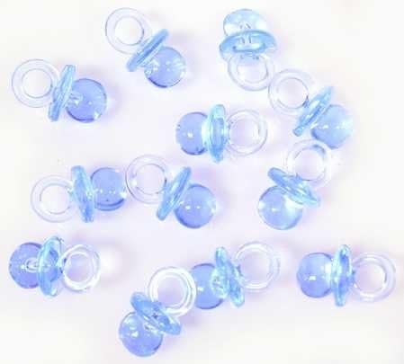 Pack of 432 Blue Pacifier Baby Shower Favors - Baby Pacifiers for