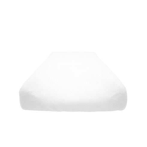 Betty Dain Universal Baby Infant Changing Pad Cover, 100% Cotton, White, Deep Corner Pockets, Machine Washable