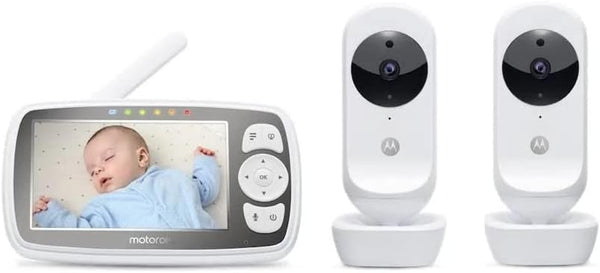 Motorola MBP483XL-2 Dual Camera 4.3" Video Baby Monitor with Digital Zoom and Two