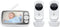 Motorola MBP483XL-2 Dual Camera 4.3" Video Baby Monitor with Digital Zoom and Two