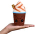 Anboor 4 Pcs Kawaii Scented Squishies: Smore, Waffle, Cake, Pizza, Coffee Cup, Soft Slow Rising Stress Relief Toy