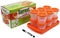 Baby Food Storage Containers with Write What You Want Lids (12 Pk) - 2oz Reusable, Leakproof Plastic Jars