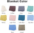 Soft Organic Cotton Knit Receiving Blanket, 100% Luxury Organic Cotton, Cozy Unisex Swaddle Stroller Crib Blanket for
