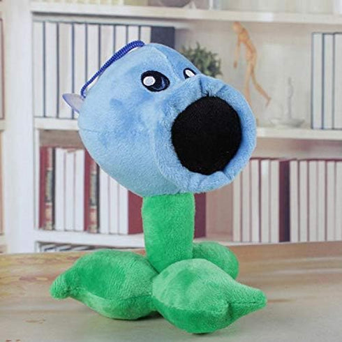 Plants Plush vs Blue Ice Peashooter Plush Figure Toys for Halloween Zombies Decor, Christmas Gift