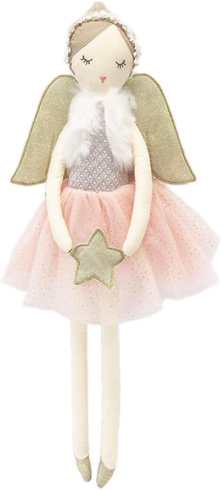 Mon Ami Designer Angel Stuffed Doll with Wings 20” Soft Plush Doll for Little Girls, Gift for Kids