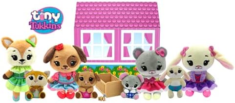 Bunny Family 4 Piece Pack - Super Soft Little Plush Characters, Perfect for Little Hands - Kid-Friendly Materials