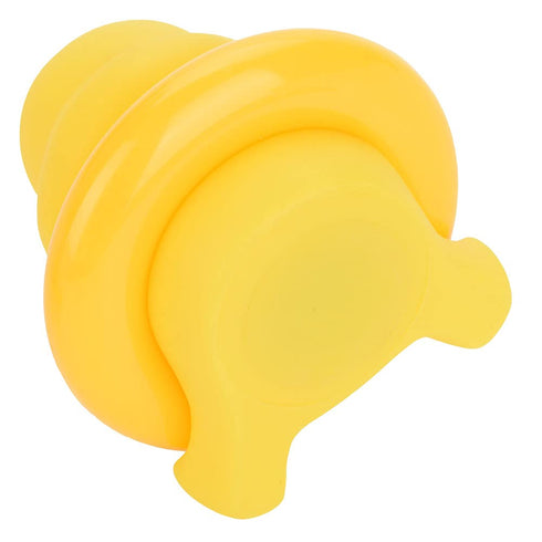 Dan&Dre 6 Styles Baby Bath Thermometer, LED Temperature Display, Floating Cute Animal Thermometer (Yellow)