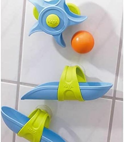 6 Set 3 HABA Bathtub Ball Track - Piece Play - Fosters Experimentation & Creativity for Ages and Up