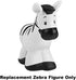Replacement Zebra Figure for Fisher-Price Little People Big ABC Animal Train Playset - HCL79 and GFL22