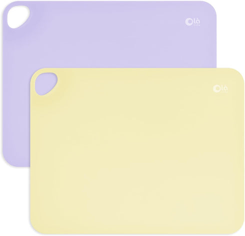 Olababy Fold N Go Silicone Placemat w Travel Case | Dishwasher Safe,