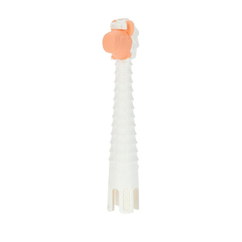 Nuby Tube Teether - (2-Pack) Baby Teething Toy - Llama and Dinosaur, 3+ Months