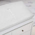 American Baby Company Heavenly Soft Chenille Fitted Contoured Changing Pad Cover, White