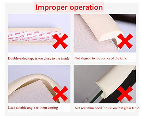 M2cbridge Extra Thick L Shape Foam Baby Safety Bumper Guard Table Edge Protectors 6.5 Ft (Brown)