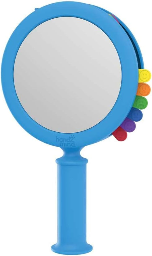 hand2mind See My Feelings Mirror - Play Therapy Toys for Kids, Mindfulness and Emotional Regulation Activities (Set of