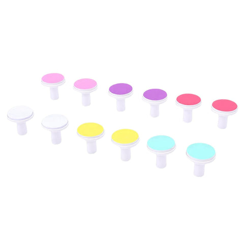 Generic 12 Trimming, 1 12 Baby Nail Grinder Heads, Replacement Pads, Color Coded Pads for Age Specific Use, ABS