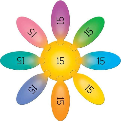 Daisy Number Sense Puzzles Set - Really Good Stuff, Numbers 11 to 20