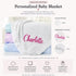 Set Personalized Silver Baby Brush and Comb Engraved Shower Baby Gift