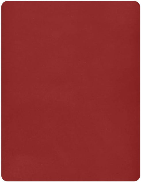 J JOYSAY Maroon Fitted Crib Sheet for Boys Girls Baby Crib Sheet Crib Mattress