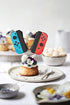 24PCS Video Game Cupcake Toppers: Switch Game Controller Theme Decorations for Boys Birthday Party