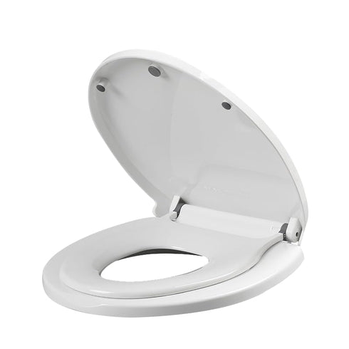PandaEar Toilet Seat with Build-In Toddler Potty Training Seat, Elongated Toilet Seat