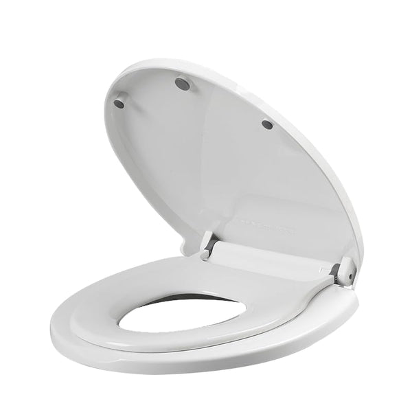 PandaEar Toilet Seat with Build-In Toddler Potty Training Seat, Elongated Toilet Seat