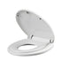 PandaEar Toilet Seat with Build-In Toddler Potty Training Seat, Elongated Toilet Seat