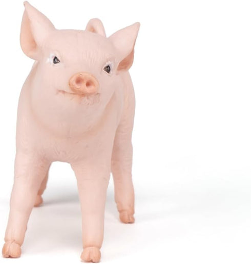 Papo Hand-Painted Farmyard Friends Female Piglet Figurine - 51136 - Collectible for Children 3 Years and Up, Pink