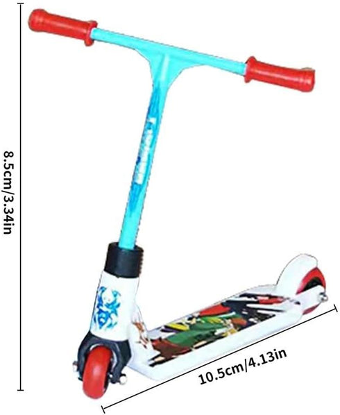 2Pcs Red Mini Finger Scooter - Cute Plastic Finger Skateboards for Interactive Finger Photography Props