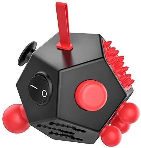 WCZCBOYA 12 A4) Sided Fidget Toys Cube,Dodecagon Fidget Toys for Kids Adults, Relief Stress and Anxiety Anti Depression