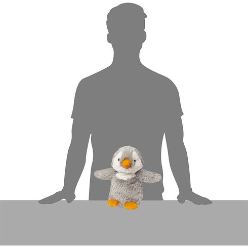 warmies Microwavable Stuffed Animals, Gray Penguin - Heated Stuffed Animal Plushie for Warmth - Cute Soft Plush Toys