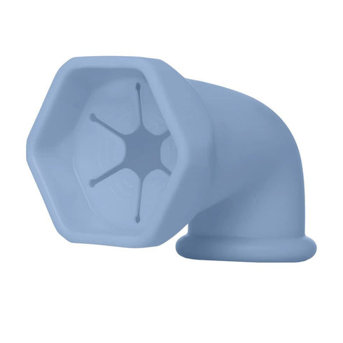 Ubbi Bath Spout Safety Guard, Soft Silicone Cover for Baby Bath Time, Must-Have Accessory, Large, Cloudy Blue
