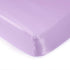 Pro Goleem Satin Soft Crib Sheet for Baby with Sensitive Hair, Silky Lavender Fitted Cover 52’’x28’’x8’’