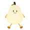 DiQiRenQin LED Cute Pear Night Light, Rechargeable Silicone Fruit Night Lamp, Kawaii Bedside