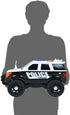 Sunny Days Entertainment Maxx Action 12’’ Large Police Car Toy, Motorized Drive, Siren Sounds for Kids 3-8
