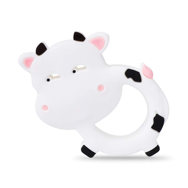 Baby Silicone Teether,Sensory Chew Toys,BPA Free Soft and Effective Infant Teething Pain
