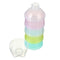 HEALSOPTHY Non-Spill Milk Powder Dispenser Portable Storage Container with Compartments for Formula and