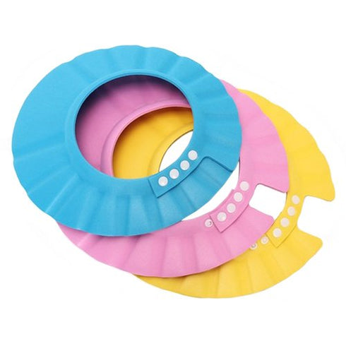 BaoST 1Pc Soft Baby Bath Visor Safe Shampoo Shower Bathing Protection Bath Cap Shower Cap Hat Hair Wash Eye Ear